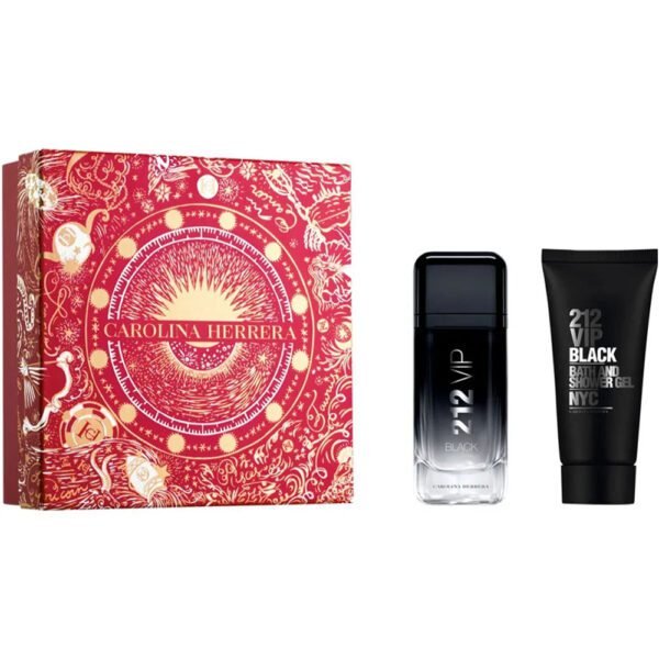 COFFRET 212 VIP BLACK 100ML + GEL DE BANHO - Masculino