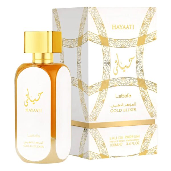 HAYAATI GOLD ELIXIR EDP LATTAFA - Perfume Compartilhável