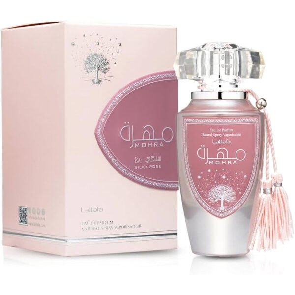 Mohra Silky Rose Lattafa - Perfume Feminino 100ml