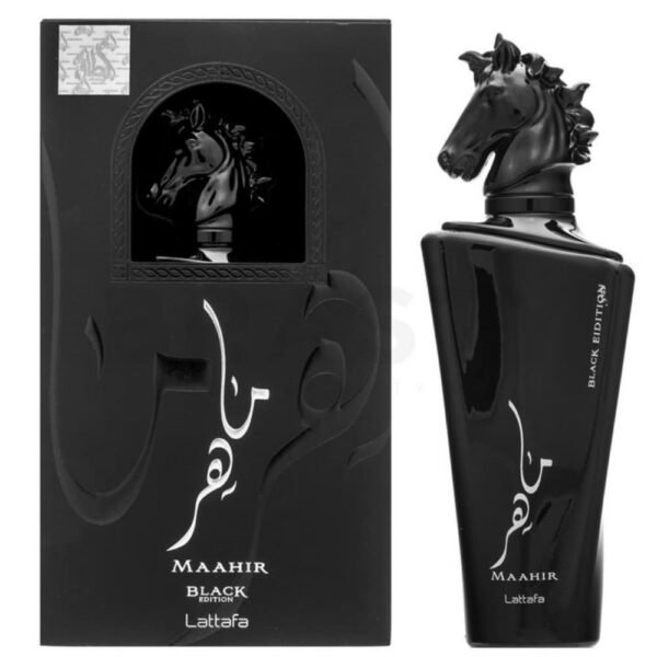 Maahir Black Edition Lattafa  - Perfume Masculino 100ml