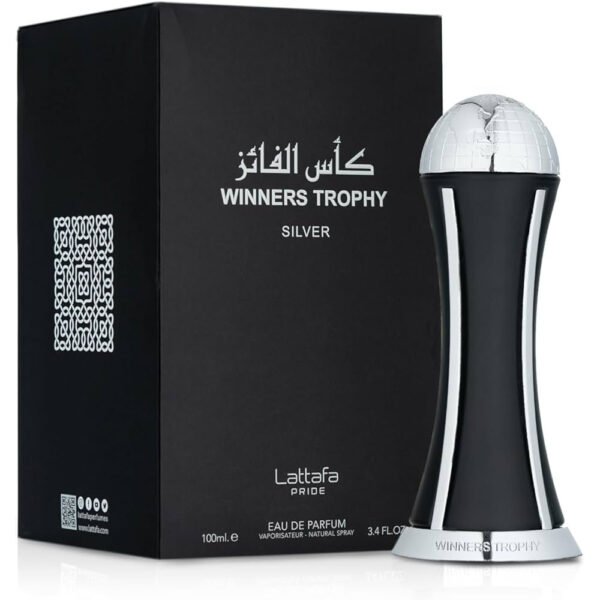 Winners Trophy Silver Lattafa - Perfumes Compartilhável 100ml